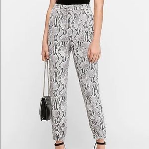 Express Snakeskin Joggers